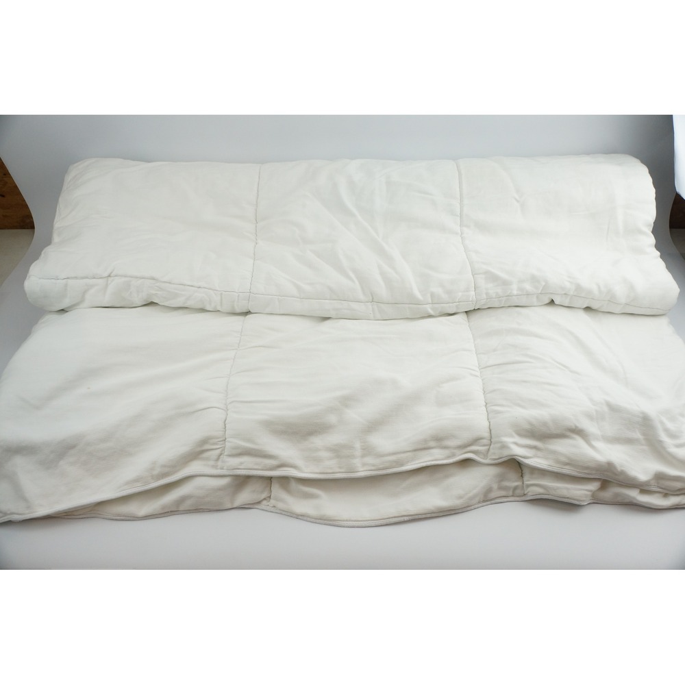 Ralph‎ Lauren Comforter Full/Queen White Cotton Quilted Textured Good